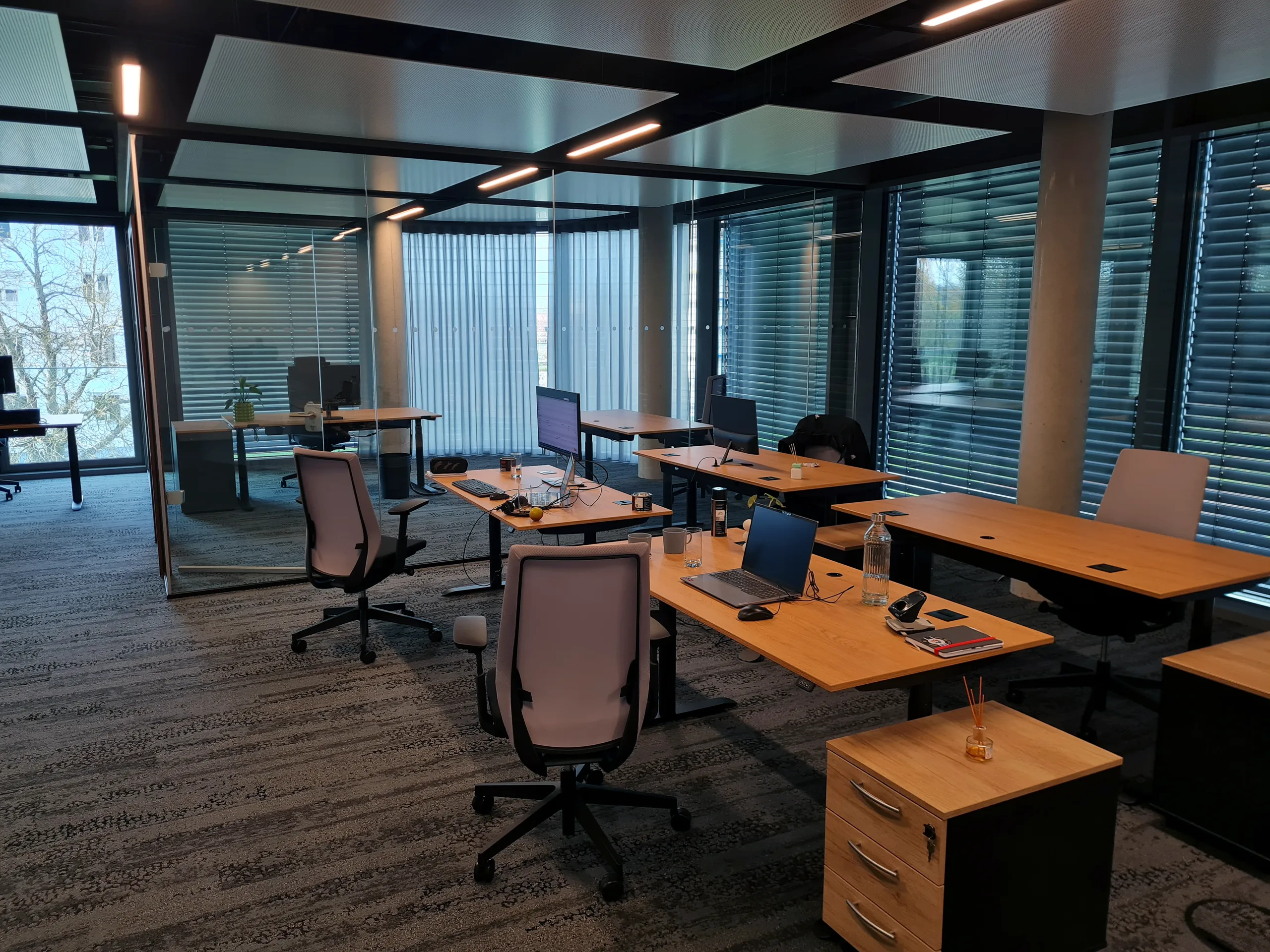 Recepción de la oficina Hubland