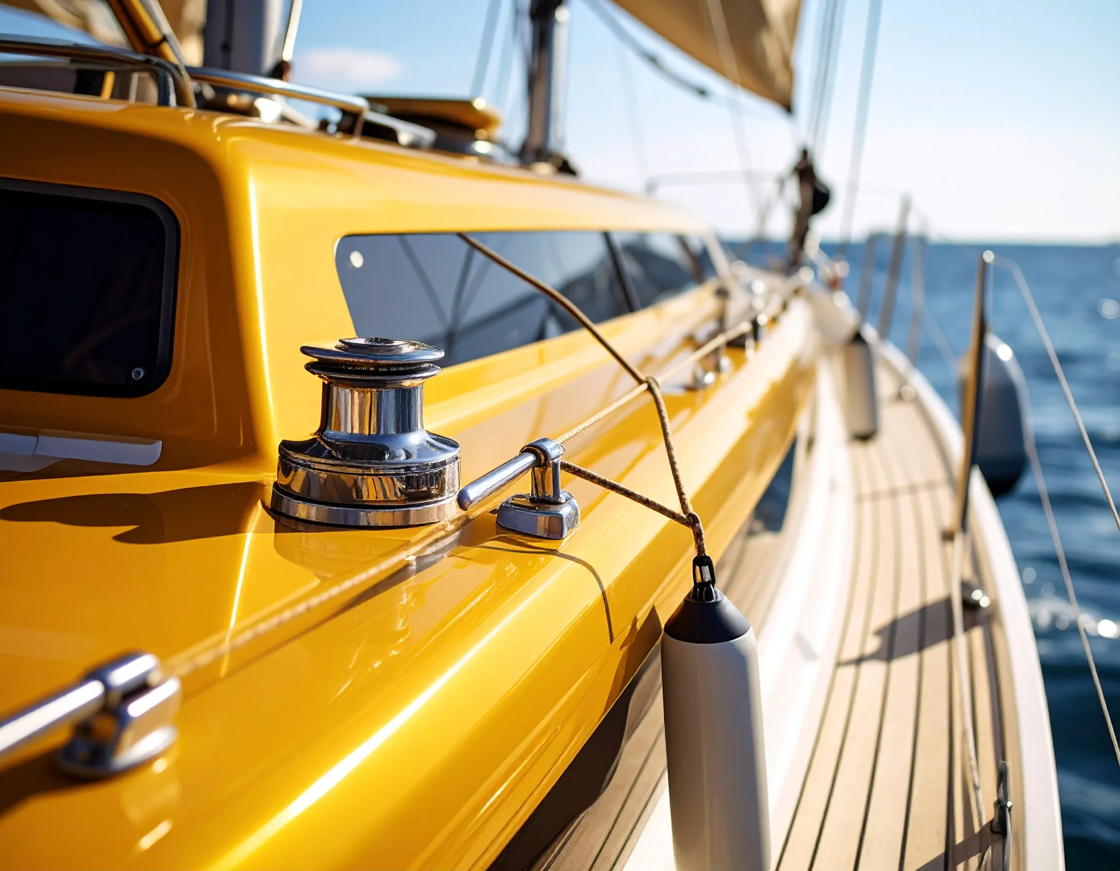 Velero pintado a medida